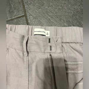 Abercrombie grey linen pants